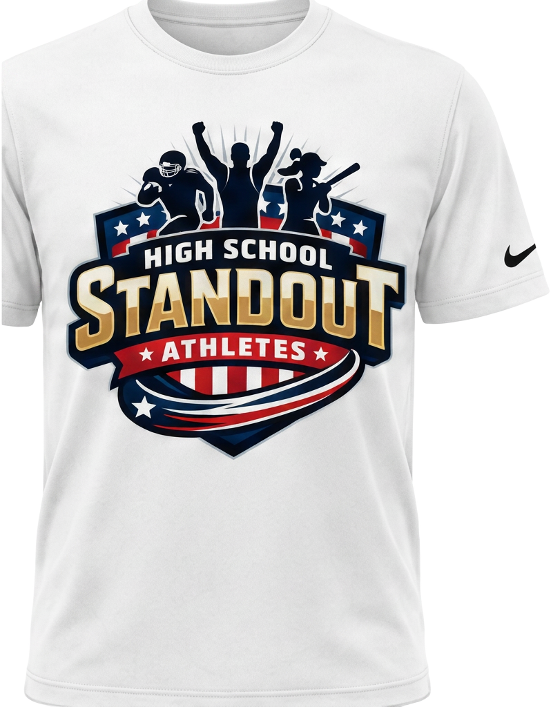 Top 100 Tee — White — HSPrepStandouts Top 100 merch
